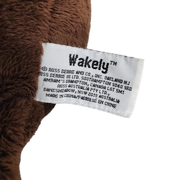 Russ Berrie Big Eyed Chocolate Brown Wakely 9" Puppy EUC Plush Stuffed Animal - Picture 4 of 8